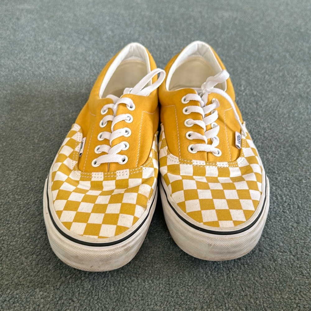Yellow Plaid Vans